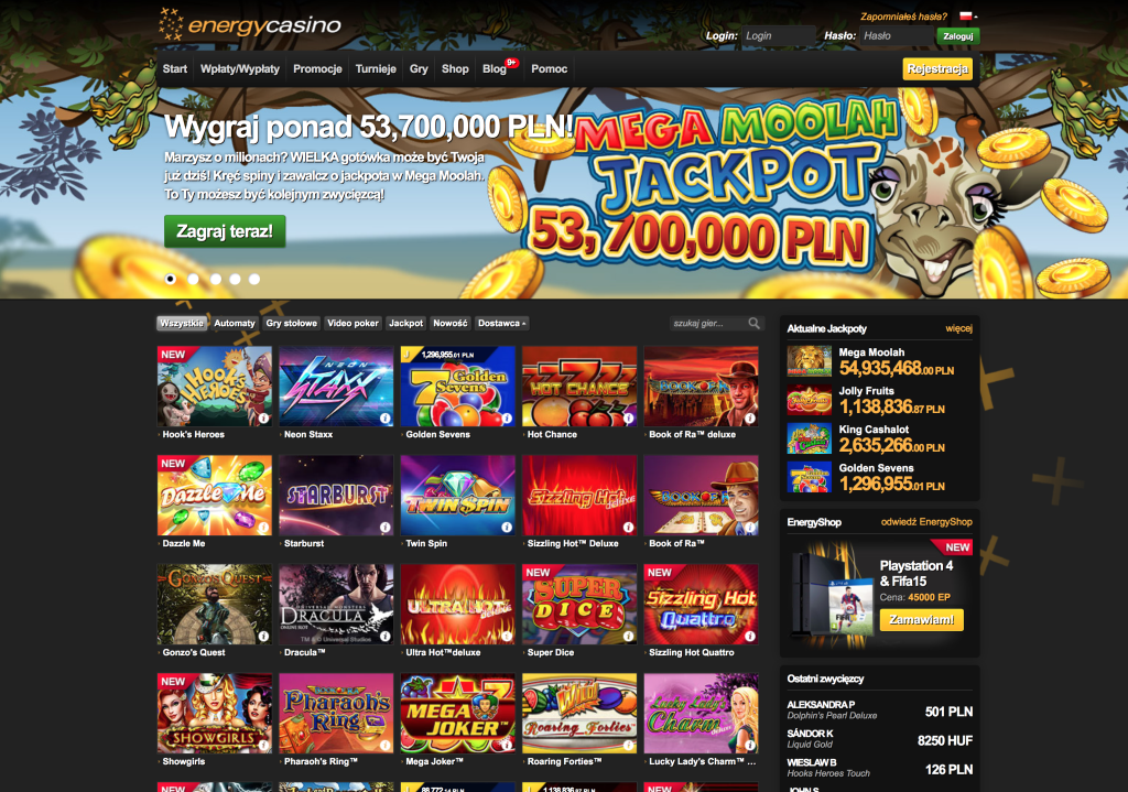 Energy casino