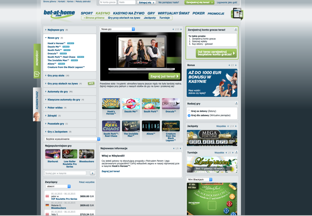 Bet at home gry